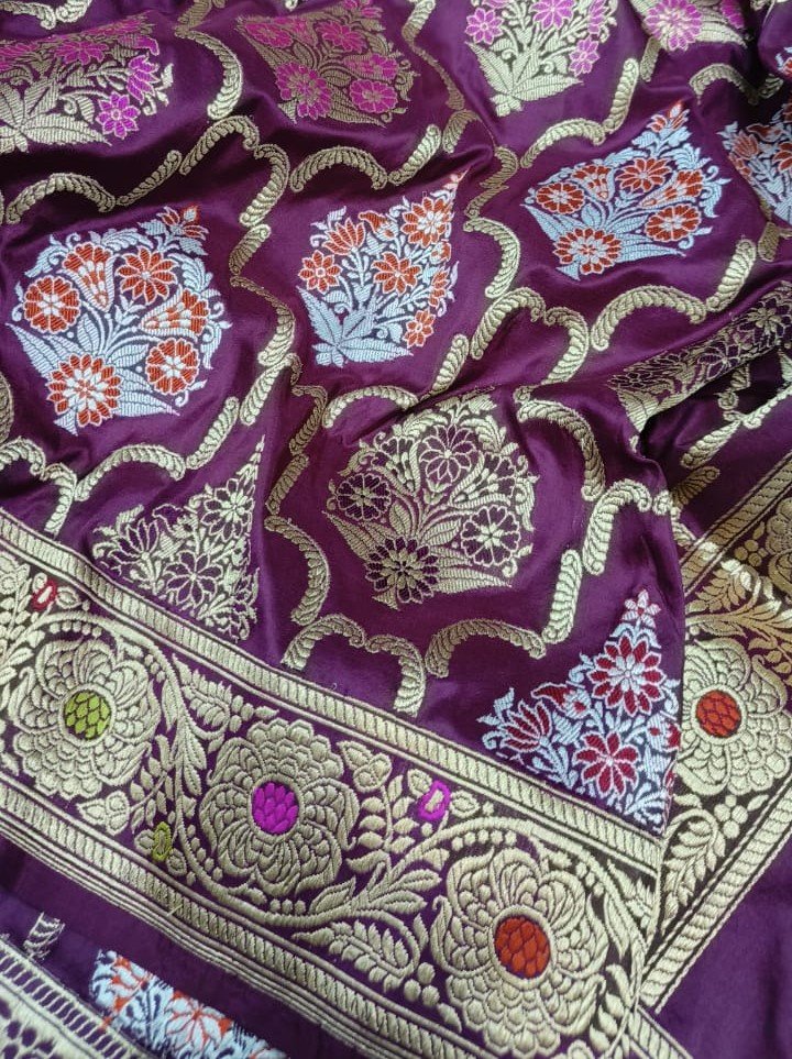 Authentic Kadwa Mughal Jaal Banarasi