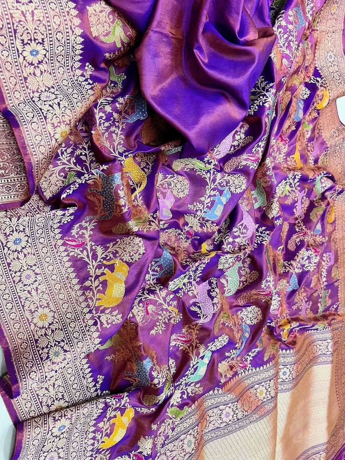 Authentic Kadwa Shikargah Banarasi