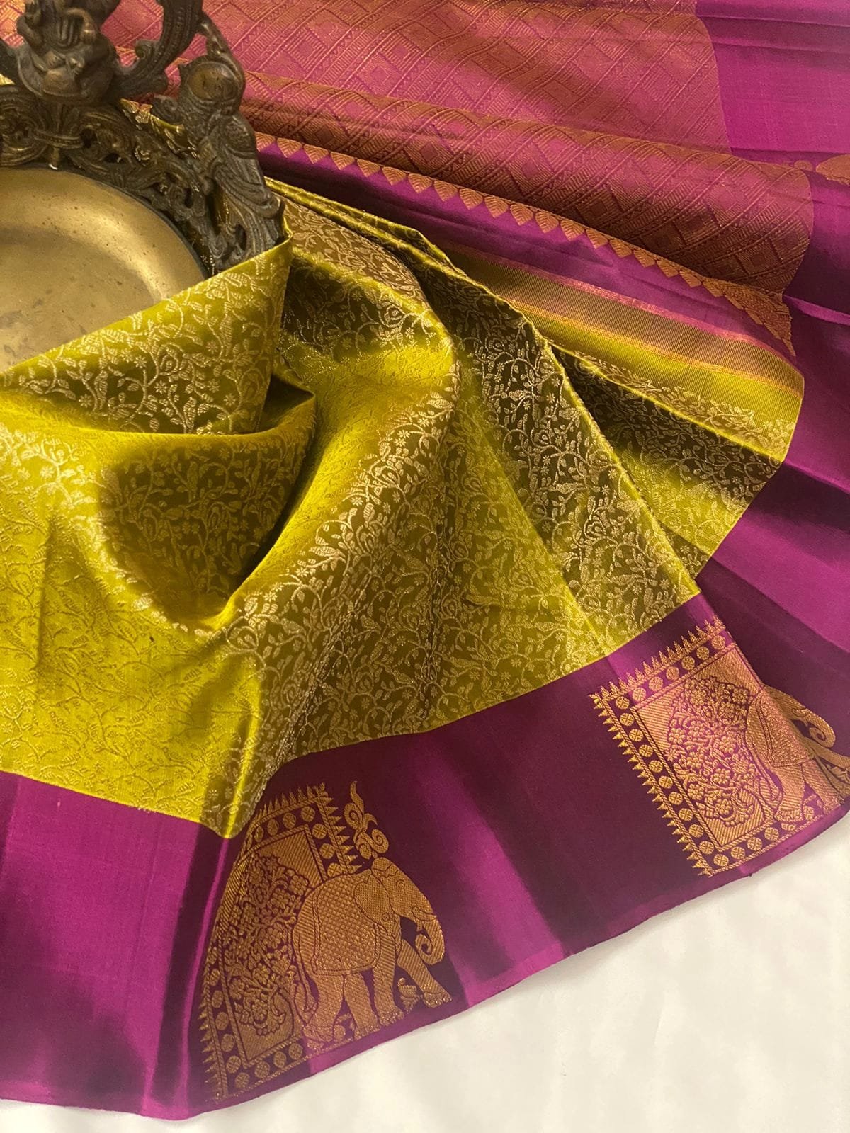 Authentic Yaanai Kanchipuram
