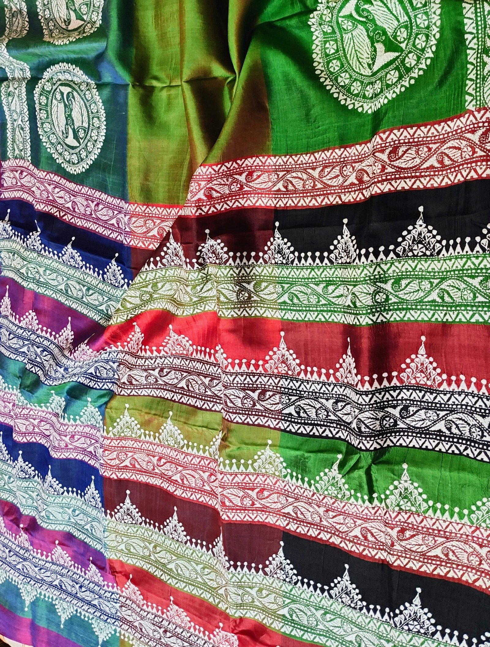 Authentic Kantha Shantiniketani Alpona