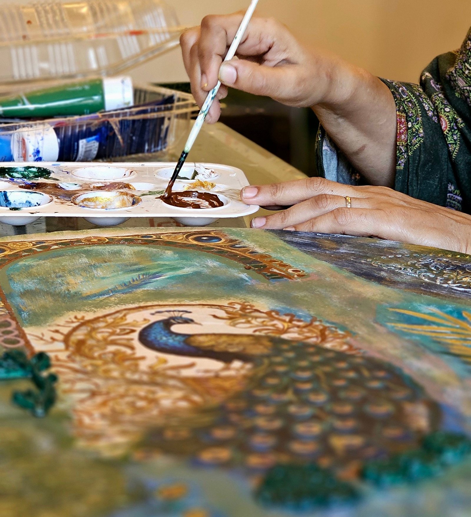 hand-painting