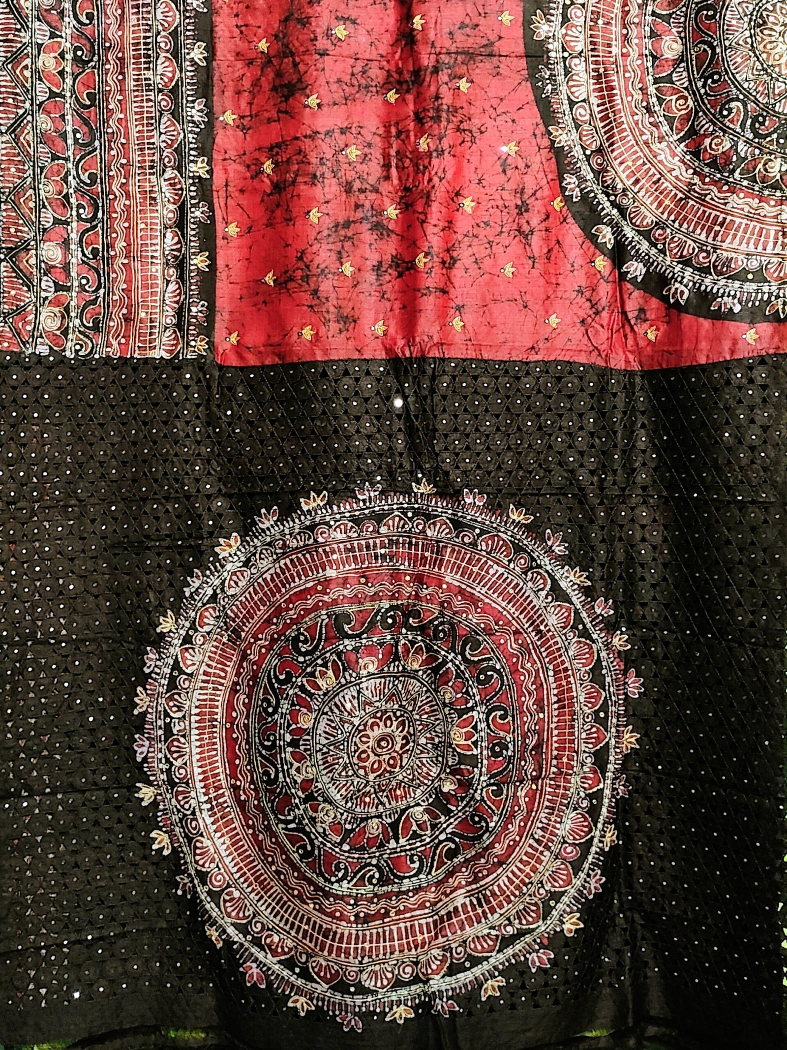 Authentic Alpona Hand Batik Saree