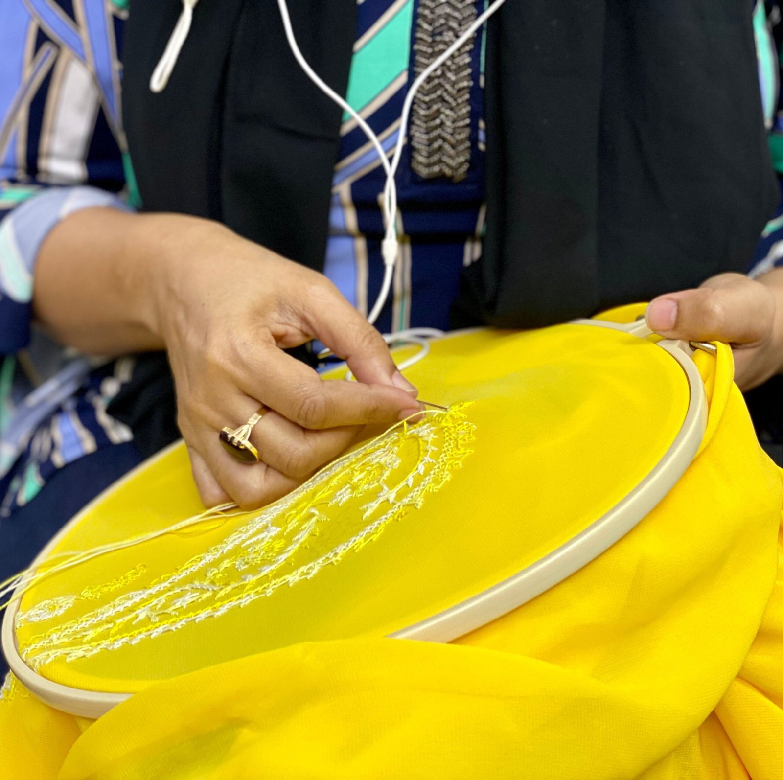 hand-embroidery